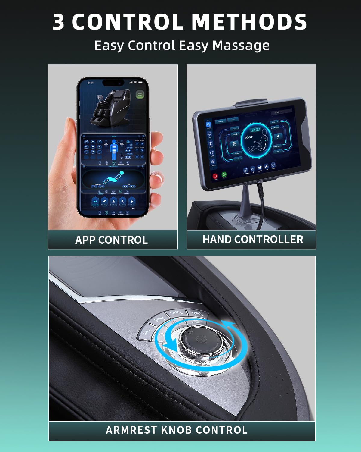 RelaxRelife Massage Chair Full Body, 4D Zero Gravity Massage Chairs, 20 Auto Modes, 11 Massage Technique, 40 Airbags Shiatsu Massage, APP Control with HiFi Bluetooth Speaker Black RelaxRelife