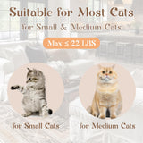 Modign Stainless Steel Litter Box with Lid,Large Foldable Litter Box with Lid,Covered Top Entry Litter Boxs,Enclosed Cat Litter Boxs with Litter Scoop for Big and Small Cats(Gray) Modign