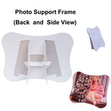 LIT PAPER 5 Sets 2-in-1 Photo Frame Sublimation Jigsaw Puzzle Blanks Combo 2 Shape Bone Medal - DIY Heat Press Transfer Crafts 63 Slices Thermal Transfer Blank Puzzles for Sublimation LIT PAPER