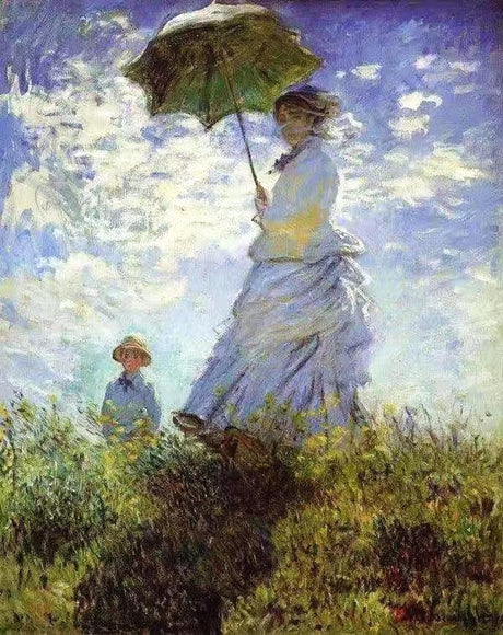 NIHO-JIUMA Diamond Painting Kits Monet's Camille, 5D DIY Full Drill Diamond Art Gift for Adults, Home Decoration (30 X 40 cm / 12 X 16 inches) NIHO-JIUMA