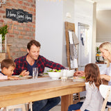 Jetec Home Sweet Home Sign, Rustic Wood Home Wall Decor, Large Farmhouse Home Sign Plaque Wall Hanging Wooden Sign for Bedroom, Living Room, Wall, Wedding Decor (Black) Jetec