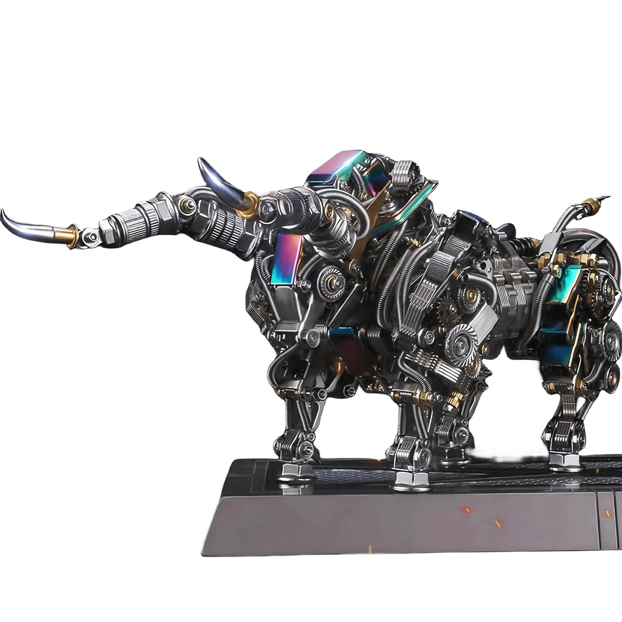 ZUNPINSPACE Adult 3D Metal Puzzles Bison Metal Model Kits 3D Metal Puzzles Mechanical Bulls Building Blocks Difficult DIY Assembly - High-end Gifts for Men ZUNPINSPACE