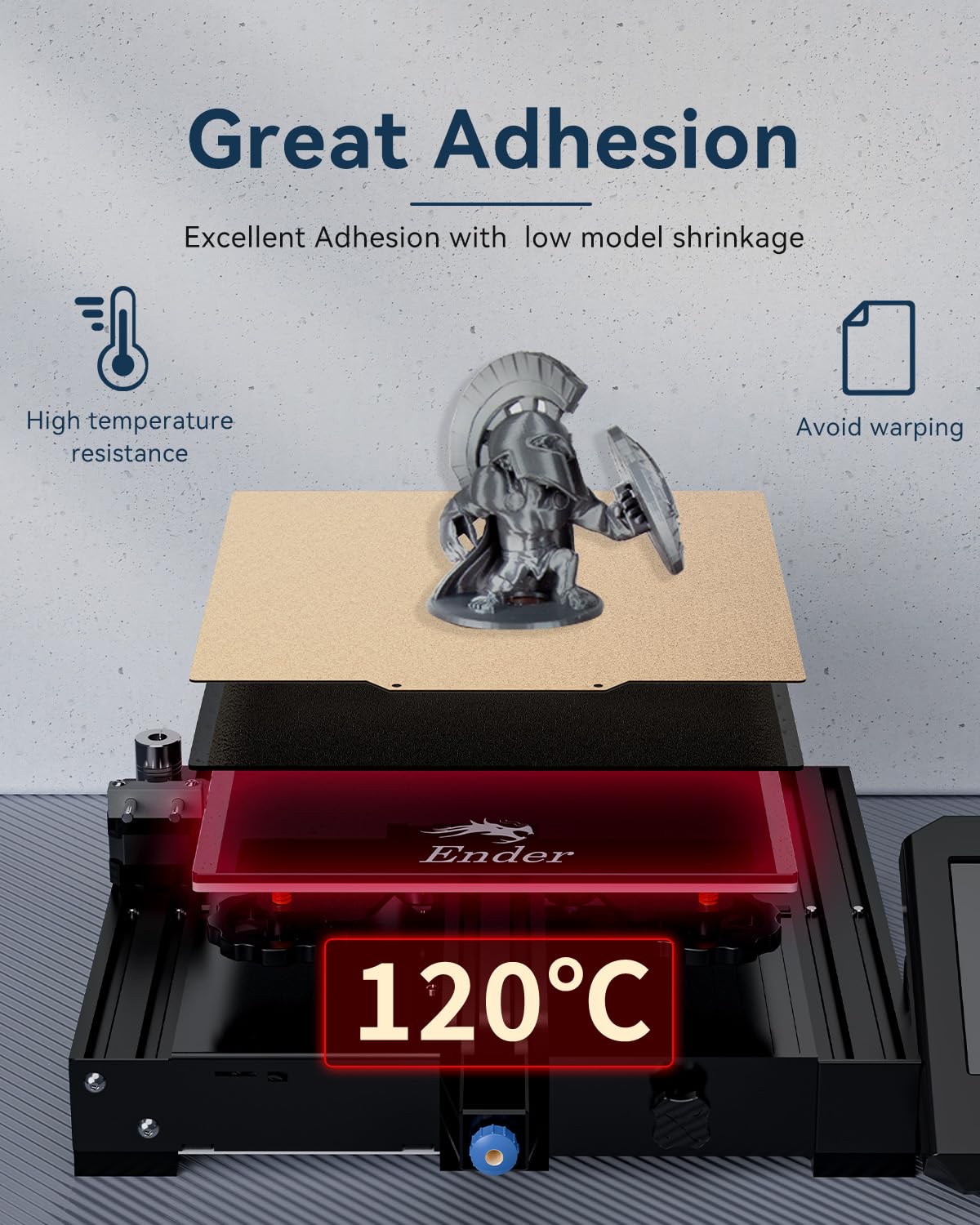 Double Sided Textured PEI Sheet 235mmx235mm for Neptune 3 Pro/Neptune 4/Kobra/Creality Ender 3/Ender 3 Pro/Ender 3 V2/Ender 3 S1/Ender 3 S1 Pro/Ender 3 Neo/Ender 3 V2 Neo 3D Printer FugaCity