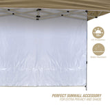 REDCAMP Instant Canopy Sidewall for 10x10ft Pop Up Canopy, 1 Pack Sunwall Only, Khaki (1 Sidewall Only, Canopy Tent NOT Included) REDCAMP