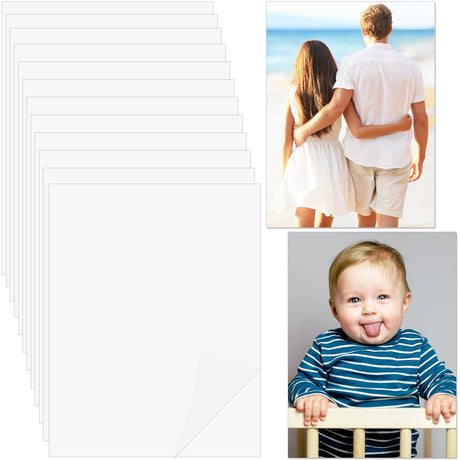 ArtCute 12 Pcs Sublimation Metal Photo Blanks Signs - 8''x12'' Aluminum Metal Signs Blank 0.45mm Thick Photo Sign Blank Poster Wall Photo Frame Metal Blanks Indoor Outdoor ArtCute