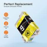E-Z Ink Remanufactured Ink Cartridges Replacement for Epson 127 T127 to use with NX530 625 WF-3520 WF-3530 WF-3540 WF-7010 WF-7510 7520 545 645 (4 Large Black, 2 Cyan, 2 Magenta, 2 Yellow) 10Pack E-Z Ink