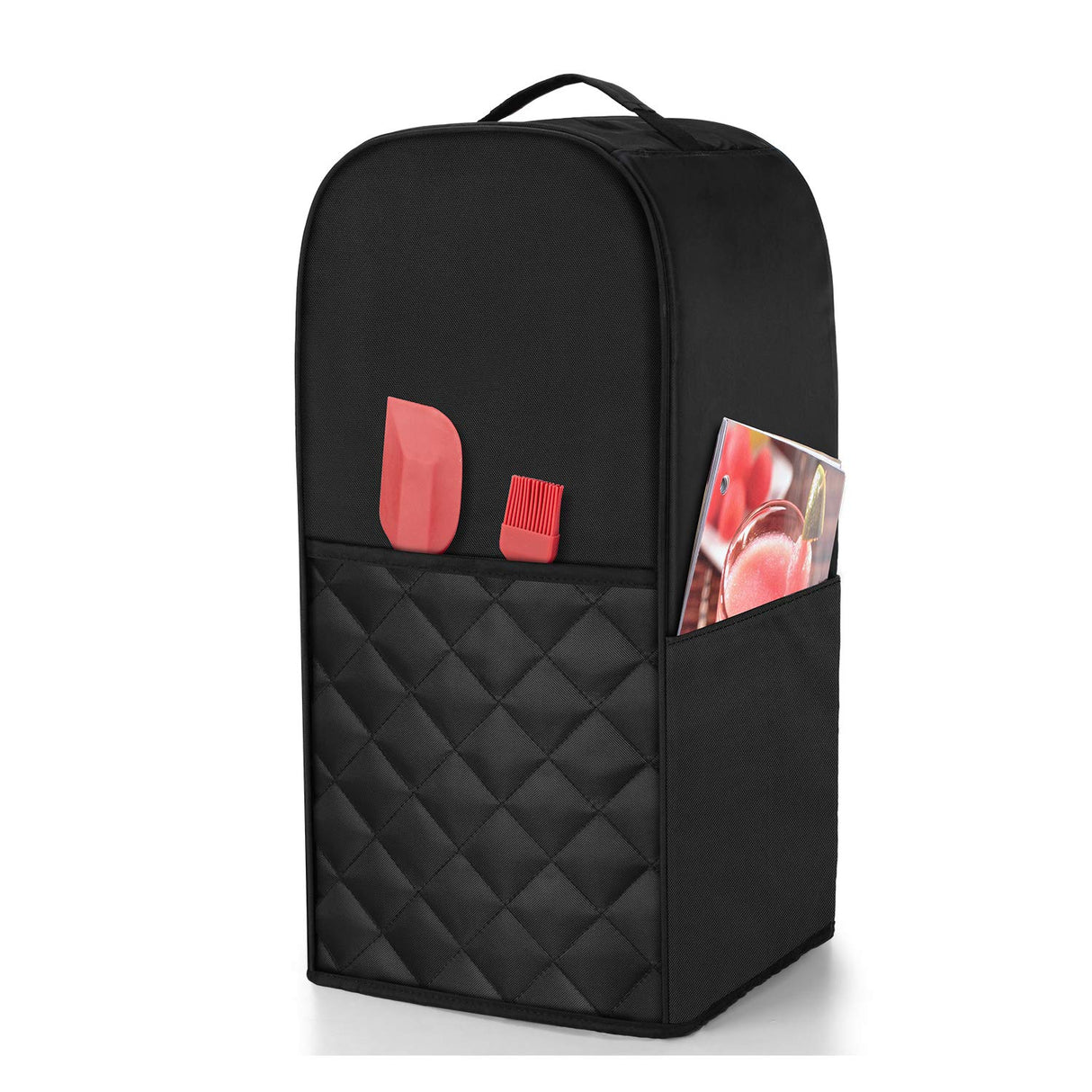 Luxja Blender Cover Compatible with Vitamix 64 oz. Low-Profile Blender, Black(quilted) LUXJA