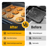 Vosda Parchment Paper Sheets for Baking 9-13 IN Precut Non-Stick Parchment Paper Unbleached Baking Sheet Paper for Air Fryer,Baking,Sandwich,Grilling,Steaming,Suitable For Bread Cake Cookies 120p Vosda