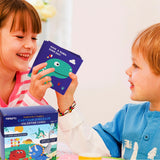 Valentine's Day Puzzle for Kids, 27 Pack Dinosaur Jigsaw Puzzle Cards with Envelopes & Stickers Bulk -for School Classroom Class Boys Girls Toddlers Gift Exchanges and Kids Valentines Party Favor Sets POPGIFTU