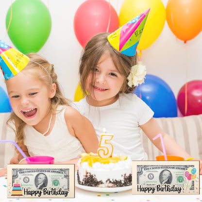 Beeveer 3 Pieces Birthday Money Gift Holder Wooden Birthday Card Box Cash Holder Cake Balloons Cash Envelope Money Wallet Birthday Money Gift DIY Money Holder Birthday Present for Birthday Pa - WoodArtSupply