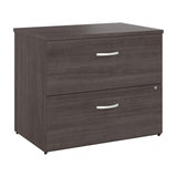 Bush Business Furniture Studio C 2 Drawer Lateral File Cabinet-Assembled, Locking Document Storage for Home or Professional Office, 16W, Storm Gray Bush Business Furniture