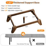 VINGLI Fluted Tall Dresser 5 Drawer, 23.66" W Chest of Drawers, Walnut Wood Dresser for Bedroom Mid Century Modern with Rounded Edge, 23.66" W*15.59" D*44.88" H VINGLI