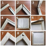 Tucocoo Angel Garden Roses Paint by Numbers Kits with Brushes and Acrylic Pigment on Canvas Painting for Adults, Romantic Girl Dreamy Pink Flower Picture for Home Decor Gifts 16''x20'' (DIY Framed) Tucocoo