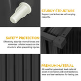 DWVO 6x4ft Metal Outdoor Storage Shed, Large Heavy Duty Tool Sheds with Lockable Doors & Air Vent for Backyard Patio Lawn to Store Bikes, Tools, Lawnmowers,Dark Gray DWVO