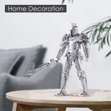 Piececool 3D Metal Puzzles for Adults DIY Mecha Model Kits Building Blocks, Black Knight 3D Figure Model kit Brain Teaser Puzzle Fidget Toys Hobbies for Men, Great Birthday Gifts -125 Pcs Piececool