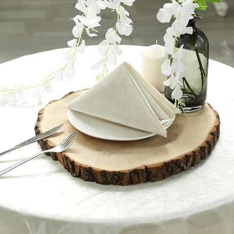 Efavormart 15"~18" | Rustic Natural Wood Slices Round Poplar Wooden Slab Table Centerpiece Efavormart.com