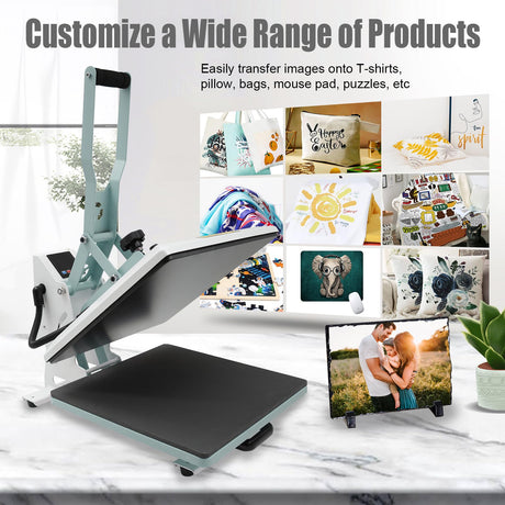 BetterSub Heat Press Machine 15x15 Inch, Digital Slide Out Drawer Heat Press for T-Shirts, 1000W Heat Press Machine for DTF, Sublimation, HTV Transfers, with LCD Control Panel & Pressure Adjustment BetterSub