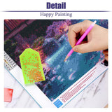 pchmcu 5D Large Waterfall Diamond Painting Kits for Adults,DIY Full Drill Crystal Rhinestone Crafts,Art Mountain Painting with Diamond Home Wall Decor 27.5 X 15.7inch pchmcu