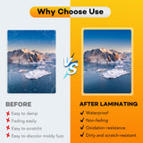 300 Pack Laminating Sheets, 3 Mil, 9 x 11.5 Inches Thermal Laminating Pouches Lamination Sheet Paper for Laminator, Clear, Letter Size, Office and School Supplies FURWEY