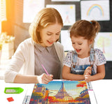 6 Pack Famous Landscape Diamond Art Kits for Adults Beginners,Full Round Drill DIY Diamond Painting Kits,Paint by Diamonds Dot Gem Art Crystal Easy,Home Wall Decor 12x16Inch Tiwabb