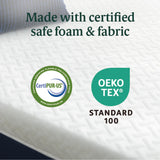 ZINUS 12 Inch Queen Cooling Comfort Hybrid Mattress [New Version], Fiberglass Free, Medium Firm Feel, Motion Isolation, Certified Safe Foams & Fabric ZINUS