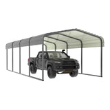 VEIKOU 12' x 20' Carport, Upgraded Metal Carport with Heavy Duty Thicken Steel Roof, Extra Large Car Port for Cars, Car Shelter & Shade VEIKOU