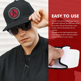 Waydress 60 Pcs Sublimation Patches Blank Fabric Iron on Hat Patches Blank Repair Blank Patches for DIY Crafts Hats Shirts Shoes Jeans Bags Uniforms, 6 Styles(Black and White) Waydress