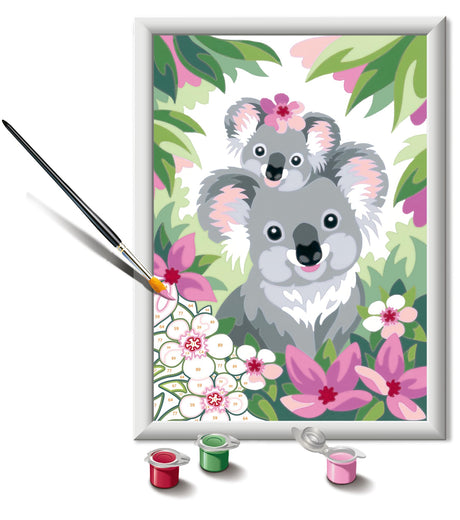 Ravensburger CreArt Koala Cuties Paint by Numbers Kit for Kids - 12023085 - Painting Arts and Crafts for Ages 9 and Up Ravensburger