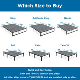 Meliusly Heavy Duty 10mm Bunkie Board King Size (76x80'') Patent Pending Low Profile Bed Board Design - Breathable, Noise Minimizing, Moisture Resistant Bunkieboards, Low Profile Bed Support Meliusly