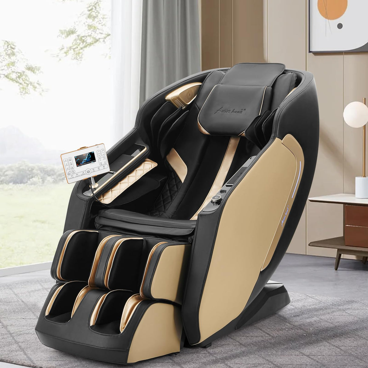 Artist hand Massage Chairs Full Body and Recliner Wider Seat, 2025 Zero Gravity Massage Chair SL-Track Shiatsu Massage Recliner, Body Scan, Heating, Calfrest Extension, Full-Body Air Compression Artist hand