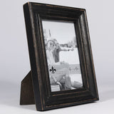 Lawrence Frames 4"W x 6"H Durham Weathered Black Wood Picture Frame Lawrence Frames