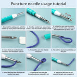 Punch Needle Kit for Beginners – Calf Punch Stitching Kit for Adults, DIY Needle Punch Kits for Art Crafts, Ideal for All Ages, Perfect for Festival Decorations & Gifts Generic