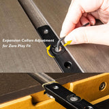 O’SKOOL Miter Gauge Extension Fence System with Standard Slot and Stop Holes,Telescoping Fence and Flip Stop O'SKOOL