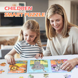 Magnetic Puzzles for Kids Ages 3 4 5 6, Puzzles for Kids Ages 4-8, Toddler Puzzles Ages 2-4, Wooden Jigsaw Puzzles Book for Preschool Toddlers, Travel Toys for 3-5 Year Old Board Games Boys and Girls YSCEN