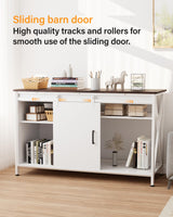 Aquarium Stand for 55 Gallon Fish Tank: Tank Stand Table with Cabinet Storage Accessories - Metal Fish Stand with Power Outlet for 55-75 Gallon Reptile Turtle Terrarium - Weight Capacity 1200 lb FILKO