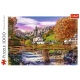 Trefl Autumn Bavaria 1000 Piece Jigsaw Puzzle Red 27"x19" Print, DIY Puzzle, Creative Fun, Classic Puzzle for Adults and Children from 12 Years Old Trefl