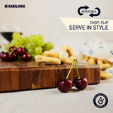 American Black-Walnut Cutting Board (ExtraThick 1,7"), Premium Quality & Professional Butcher Block. Heavy duty end-grain wood chopping board (Oil BABILONIA