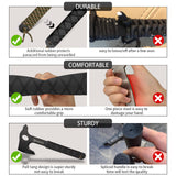 NedFoss Throwing Axes and Tomahawks, 10.2'' Full Tang Throwing Hatchet with Sheath, Rubber & Paracord Handle, Perfect for Competition and Recreation NedFoss