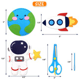 CiyvoLyeen Space Sewing Kit for Kids Solar System DIY Activity Kids Felt Craft Supplies for 7 8 9 10 11 12 Girls and Boys Educational Beginners Sewing Set of 11 CiyvoLyeen