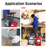 WTTTOOLS Laser Welding Machine 1200 W (0.874mW) 2-in-1 Air Cooled Laser Welder Portable Welder 220V Handheld Fiber Welder Gun Class 2 with Auto Wire Feeder for Metal Stainless Steel Aluminum Copper WTTTOOLS