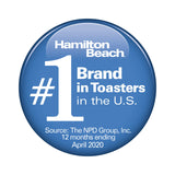 Hamilton Beach 2 Slice Toaster with Extra-Wide Slots, Bagel Setting, Toast Boost, Slide-Out Crumb Tray, Auto-Shutoff & Cancel Button, Defrost Function, Stainless Steel (22794) Hamilton Beach