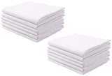 KAF Home Brushed Microfiber Pillow Cases Bulk Pack, Control Allergies and Ensure Sound Sleep, Set of 12, White KAF Home