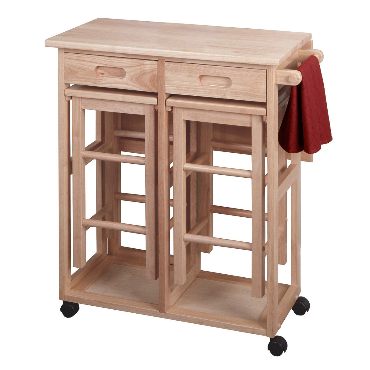 Winsome Wood Suzanne Kitchen, Square, Natural, Beech Winsome