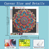 AMORARS Mandala Diamond Painting Kit for Adults, Mandala Diamond Art Beginners - DIY Full Diamond Dot Gem Art Paintings, Suitable Gifts, and Home Decoration Crafts, 12x12Inch AMORARS
