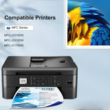 LC401XL Ink Cartridges for Brother Printer Compatible LC401 Ink Replacement for Brother LC401 Ink Cartridges LC401XL High Yield to use with Brother MFC-J1010DW MFC-J1012DW MFC-J1170DW (4 Pack, XL) RGiNK