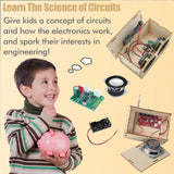 STEM Toys for Boys Girls Age 8-13 8-12 12-14 Build Your Own Speaker Radio Kit Birthday Gifts for 8 9 10 11 12 13 14 15+ Years Old Boys Girls Teens Building Circuits Engineering Kits DIY Science Kits ANNISOKA