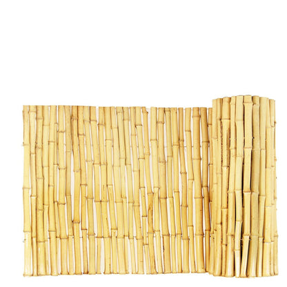 Forever Bamboo Natural Rolled Bamboo Fence 1in D x 3ft H x 8ft L