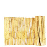 Backyard X-Scapes Natural Bamboo Fencing Decorative Rolled Fence Panel 0.75 in D x 3 ft H x 8 ft L Backyard X-Scapes