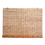 Bamboo Shades Patio Blinds 72" 64" 84" Bamboo Blinds Roll-Up Lifting Window Roman Shade(Size:48'' x 84''-(W x H)) WoodArtSupply