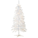 National Tree Company Pre-Lit Artificial Christmas Tree, White Tinsel, White Lights, Includes Stand, 4 feet National Tree Company